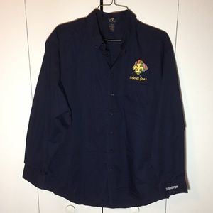 Ash City “Mardi Gras” Button Down Shirt